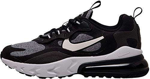 Nike Air Max 270 React GS Running Trainers BQ0103 Sneakers Schuhe (UK 6 us 7Y EU 40, Black vast Grey White 003)