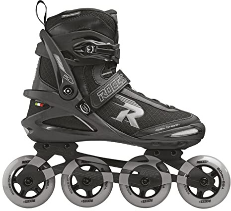 Roces Unisex – vuxna Pic TIF Inline Skate, black-lightgrey, 38