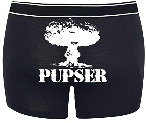 Spaß Kostet Männer Boxershort mit Spruch PUPSER Größe S bis 5XL