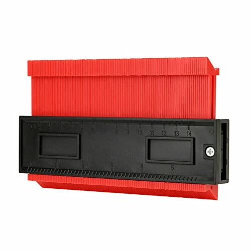 VCT 6 Contour Gauge Profile Tool Outline Gauge Measuring Tool Copying Angles, Curves and Odd Shapes, Contour Gauge Duplicator for Carpenters, Woodworking