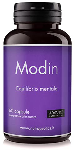 Modin ADVANCE - equilibrio mentale | integratore alimentare premium | 6 sostanze attive - base di estratto di iperico di alta qualità con ipericina | 60 capsule