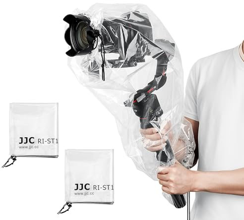 JJC 2 Pack Waterproof Stabilizer Rain Cover, Portable Camera Gimbal Stabiliser Raincoat Protector Fits DJI RS3 Pro Mini RSC 2 Ronin-SC Zhi-yun WEEBILL 3S CRANE 4 & More Stabilizer Below 16.3x8.6x7.7''