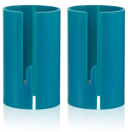 2 Pieces Wrapping Paper Cutter, Sliding Cutter,Gift Wrap Cutter, Christmas Paper Roll Cutter, Simple Fast Safe Roll Cutter, Gift Wrap Paper Cutter Tools (Blue)