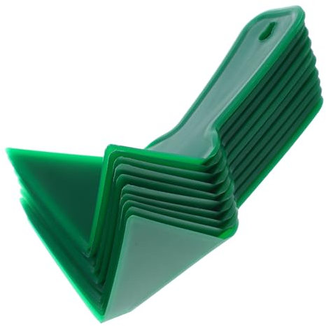 Hemobllo Utensili Angolari Per Cartongesso 10 Pezzi, Cazzuole Angolari in Plastica Resistenti Per Finitura Angoli Esterni, Strumenti Pratici Per Intonaco e Fai Da Te