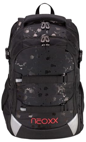 neoxx Active Pro School Backpack Splash In Black