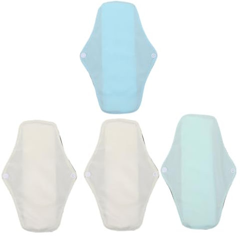 OATIPHO 4piezas Toallas Sanitarias De Lavables Para Mujer Unidades Prácticas y Profesionales Para Uso Diario Menstruación Materiales Cómodos y Reutilizables