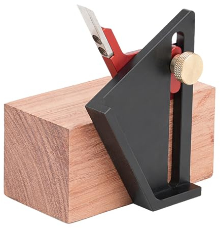 Router djupmätare, höjdmätare | 0-58 mm anodiserad linjal höjdjusterare guide för centrummarkering tillverkning borrpress bordssåg tillbehör