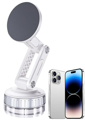 Soporte magnético para teléfono móvil, rotación de 360 Grados, Soporte de Plegable para el salpicadero, Parabrisas, Camiones, caravanas, Furgonetas y