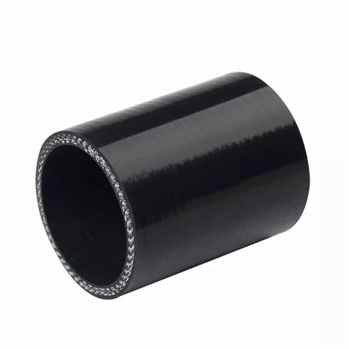 JKELPV Manguito Turbo Tubo de Repuesto Recto de Silicona Reforzada, Tubo de admisión de Turbo, diámetro Interior Negro Manguera Gasolina(ID 32mm 3Ply)