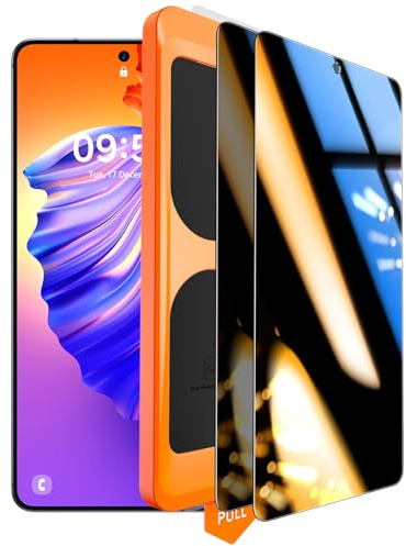 TOCOL Privacy Pellicola Protettiva per Samsung Galaxy S26 Ultra da 6.9 Pollici, Vetro Temperato 9H, Facile Installazione, HD e Senza Bolle, Anti Graffio, Anti-Impronte, Compatibile con Cover, 2 Pezzi