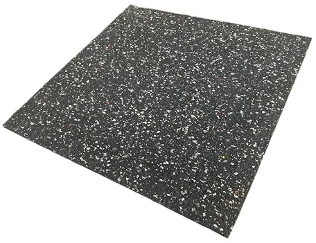 Antivibrationsmatte 60x60 cm 6 mm – Waschmaschinenmatte & Schwingungsdämpfer für Waschmaschine, Subwoofer & Lautsprecher – WiCo® noisO Pad