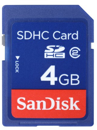 Dupeofb000wqkoqm Tt0008650250 _ SanDisk 4 GB Class 2 SDHC Carte mémoire Flash Sdsdb-4096-a11
