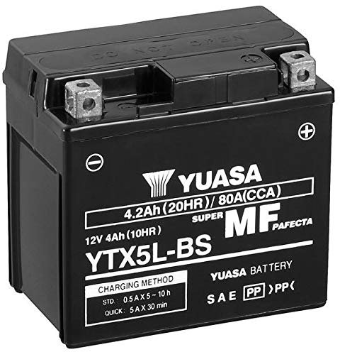 Yuasa YTX5L-BS MF Motorcycle Battery