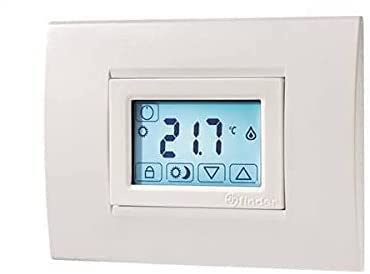 Finder Serie 1t - Termostato digitale tattile ad incasso bianco
