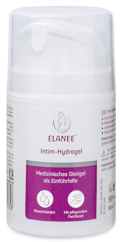 ELANEE Intim-Hydrogel, auf Wasserbasis, mit pflegendem Panthenol, medizinisches Gleitgel, 50 ml (707-00)