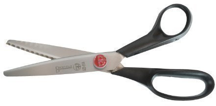 BEXFIELD Zackenschere / Zickzackschere 21,5cm mit Kunststoffgriff