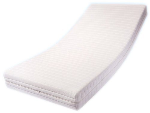 Dibapur Q 9 Zonen Orthopädische Kaltschaummatratze 140x200x16 cm Härtegrad H2,5 bis 110 kg mit Gesteppten Doppeltuchbezug aus Polyester Made in Germany