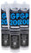 (Pack of 3) Black Silicone Sealant Bond it GP200 Mould Resistant Bathroom Glazing sealant