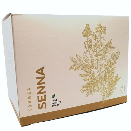 TEE Senna Cassia Senna, Detox Abführmittel Darmreinigung SENNA Blätter - 20 Teebeutel