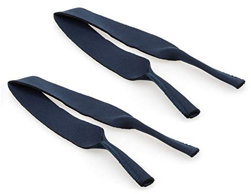 Schwimmfähiges Brillenband aus Neopren im 2er-Pack (ca. 40 cm Länge) (2er-Pack, blau)