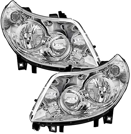 Halogen Scheinwerfer Set links & rechts Hauptscheinwerfer Frontscheinwerfer H7/H1 PY21W W5W ohne Lampenträger für Model Ducato Pritsche/Fahrgestell 250 250_ 290_ Boxer Bus