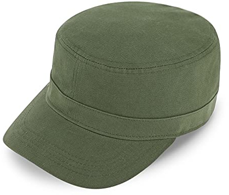 fiebig Army GI-Cap | Klassische Arbeitsmütze mit flexiblem Verschluss | Militär Outdoor Kappe aus Baumwolle in One Size
