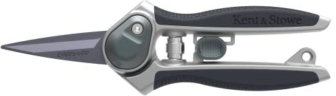 Kent & Stowe Gartenschere – Blumenschere mit patentierten Eversharp-Klingen aus Kohlenstoffstahl – Schneidewerkzeug zum Schneiden von Blumen und Kräutern – 10 Jahre Garantie