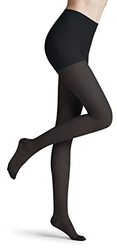 FALKE Damen Strumpfhose Energize 30 DEN W Ti transparent mit Kompression 1 Stück, Grau Graphite 3146, M-L