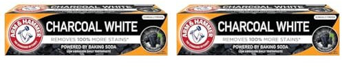 Arm & Hammer Charcoal White Toothpaste, 75ml (Pack of 2)