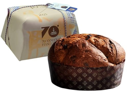 Panettone Fiasconaro Agrumi & Zafferano Anni 70 Confezione da 1 kg Natale