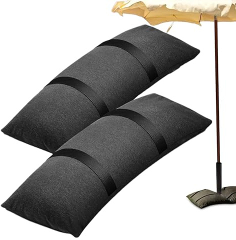 Pesos para arena rellenables – Anclajes para tiendas y toldos, paragüero de camping | con arena con contrapeso, pesas base para exteriores, pesos base para sombrilla para patio