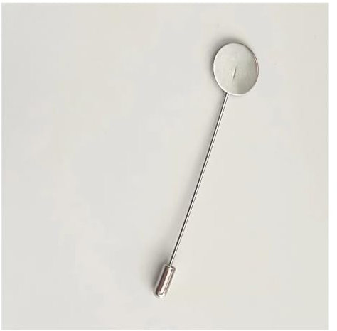 60 Stück Flache, runde Anstecknadeln zum Basteln, silberfarbene Sicherheitsnadeln, Brosche, Anstecknadeln, Anstecknadel, Nadel, Anzug, Hut, Krawattennadel, Schal, Abzeichen für DIY-Kostüme