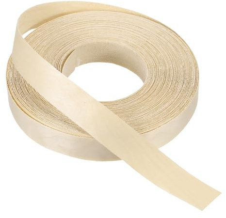 PATIKIL Birch Edge Banding,25mm x 15m Wood Veneer Tape Pre-glued | Flexible Plywood Edge Banding with Hot Melt Adhesive,for Furniture Restoration,1 x 49ft