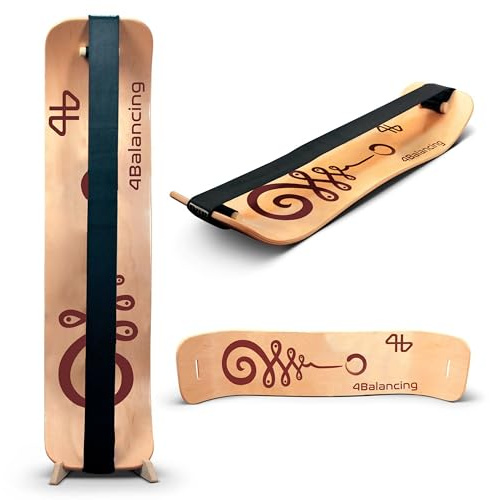 4Balancing Balancetrainer für Erwachsene - Slackboard Stehpult Balance Board und Home Workout Equipment, Balancing Trainer für Yoga, Kraft, Koordination, Konzentration - Nirvana