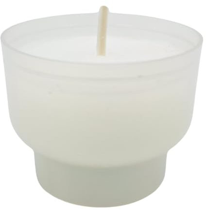 Bougie Lumignon Chauffe Plat-Lot 90 blanc 6h-Godet 100% naturel-Bougie votive Ciergerie Desfossés-Cire minéral