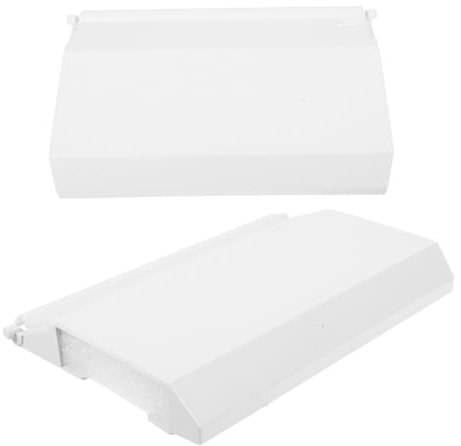 ifundom Volet Skimmer Piscine de Rechange Éponge, Plaque D'écumage Blanche en PVC, 2 Pièces, Résistant à l'usure Déchirures pour Garder l'eau Propre