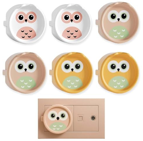 Cache-prises F en silicone, 6 Pièces Sécurité Enfant, Cache-prise, Protège-prise Bébé Qui S'adapte Avec, Protège-Prise Sécurité Enfant