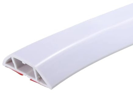 Pasacables Suelo,Canaleta Cables Suelo Cubierta for cables de suelo Protector de cables Protector de cables de alimentación autoadhesivo Ranura for conducto de cables eléctricos Gestión de cables for
