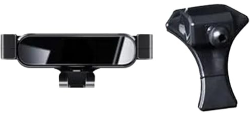 Clynex Soporte for teléfono móvil de coche, for Mercedes-Benz, W117 C117 C118 CLA 2022, soporte de montaje for GPS, accesorios de soporte giratorio en 3 colores Soporte para teléfono de coche(Black13-