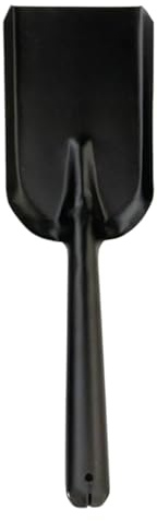 Dunnet Tools Metal Coal Shovel or Ash Scoop with Long Handle | Premium Fireplace Accessory for Coal Scuttle, Ash Bucket and Fireside Maintenance | Excellent for Indoor Cleaning and Safe Ash Disposal
