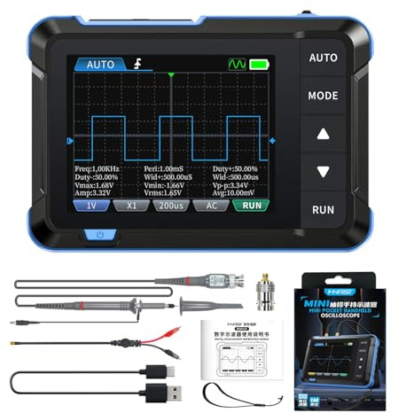 DSO-153 Portable Oscilloscope + P6100 Oscilloscope Probe DC-6MHz DC-100MHz Scope Clip Probe