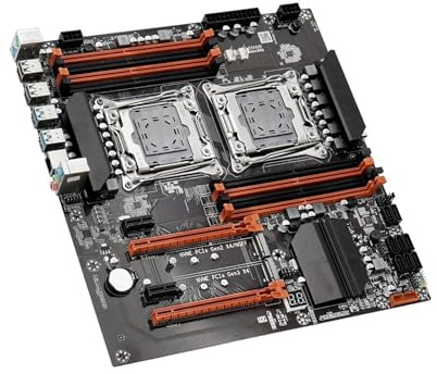 Placa Base for Juegos con CPU Dual X99 Intel Xeon E5 2680 V4 y DDR4 de 64 GB (4 x 16 GB) LGA2011-3 M.2 NVME for Servidor.(Motherboards)