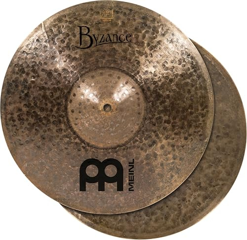 Meinl Cymbals B14DAH Byzance - Hi-Hat, 14 (35,6 cm), finitura scura