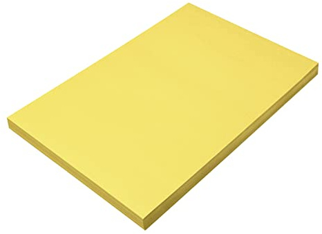 SunWorks Konstruktionspapier, gelb, 30,5 x 45,7 cm, 100 Blatt