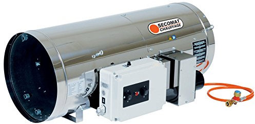 Secomat GAN45C Chauffage air pulse inox avec bruleur gaz propane/naturel
