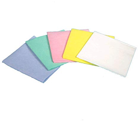 Pro DP 300 Allzwecktücher Putztücher Universal Wischtücher Vlies Putzlappen Reinigungstücher Lappen 38x38cm Großpackung Farbauswahl blau gelb grün rot oder weiß (Rot)