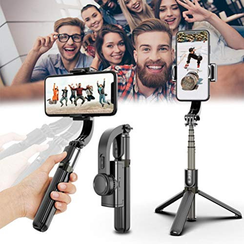 AYily Stabilizzatore cardanico a 3 Assi per Smartphone Gimbal, Varie funzioni di ripresa Professionali per Vlog Youtuber, Face Tracking, per iPhone e Android Anti-Shake