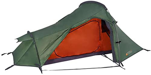 Vango Banshee 200 Tent for 2 People, Wild Camping Tent, Backpacking Tent, DofE Recommended Kit, Green, One Size