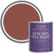 Rust-Oleum Red water resistant Kitchen Tile Paint in Satin Finish - Fire Brick 750ml