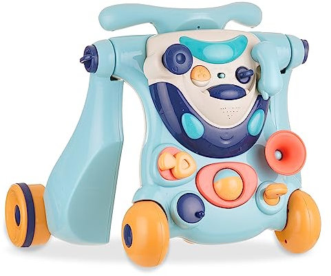 ZIZITO Baby lauflernhilfe - 3-in-1-Laufwagen für Babys mit Musik Unterhaltungs - Aktivitätszentrum für Jungen und Mädchen, für Kinder von 6 bis 36 Monaten, ab 18 kg